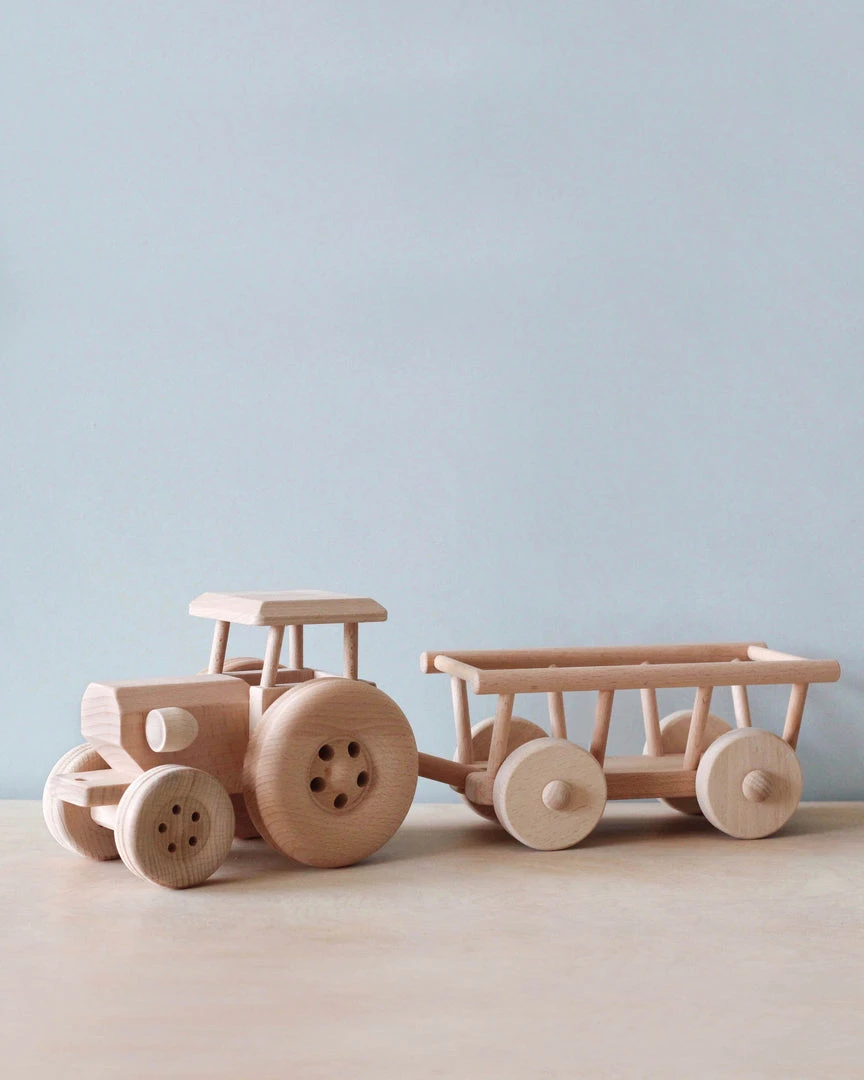 Vendor-unknown *New* Handmade Wooden Tractor 3 Vendor-unknown *New* Handmade Wooden Tractor