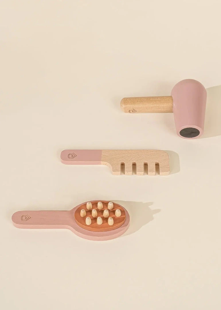 Coco Village Wooden Hair Dresser Set *New* 5 Coco Village Wooden Hair Dresser Set *New*