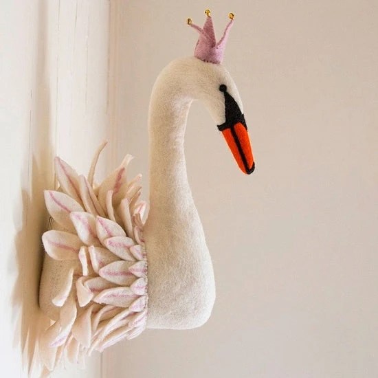 Odin Parker Handmade Felt Swan *New* 3 Odin Parker Handmade Felt Swan *New*