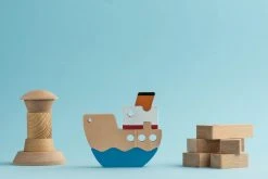 Animi *New* Handmade Wooden Boat Stacker