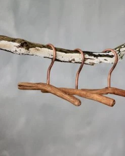 - Handmade Children's Oak And Copper Hanger