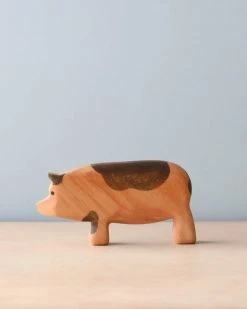 Forest Melody Handmade Wooden Pig *New*
