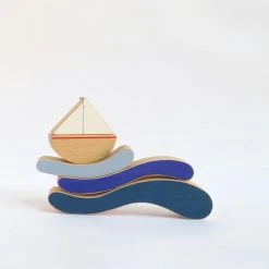 The Wandering Workshop Boat And Waves Stacking Toy *New*