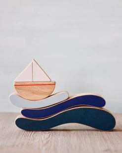 The Wandering Workshop Boat And Waves Stacking Toy *New*