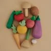 Raduga Grez *New* Handmade Wooden Vegetable Set