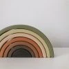 Sabo Concept Handmade Rainbow Stacker - Olive *New* 1 Sabo Concept Handmade Rainbow Stacker - Olive *New*
