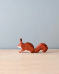Forest Melody Handmade Wooden Squirrel *New*