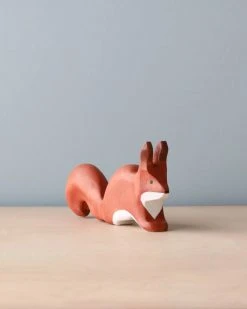 Forest Melody Handmade Wooden Squirrel *New*