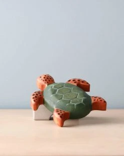 Forest Melody Handmade Wooden Turtle *New*